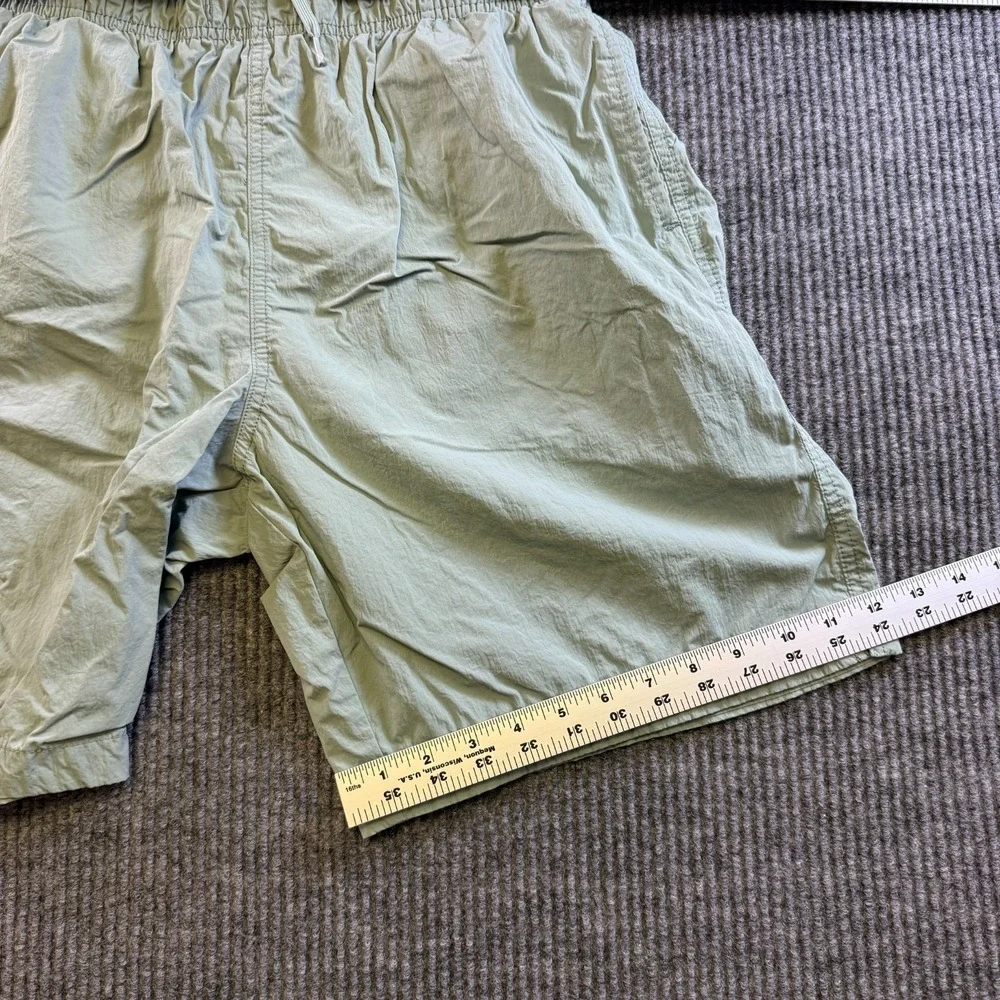 H&M‎ Swim Trunks Mens M Medium Black Drawstring Pockets Elastic Waist